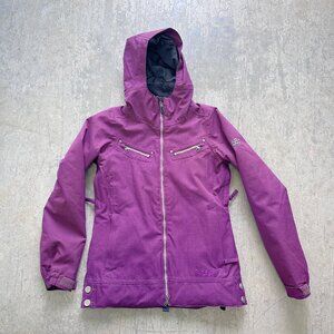 686 Women’s Mannual Tender Insulated Ski Jacket in Plum, Size XS